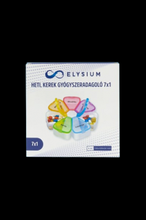 Elysium heti, kerek gyógyszeradagoló 7X1