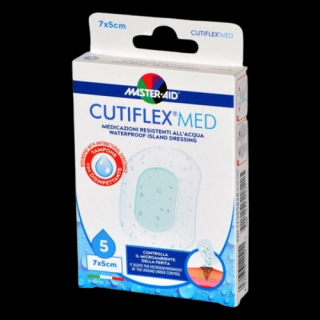 Master Aid Cutiflex Med Áttetsző és vízálló sebtapasz 7X5 cm 5db