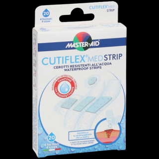 Master-Aid Cutiflex MedStrip Áttetsző és vízálló sebtapasz 20 db