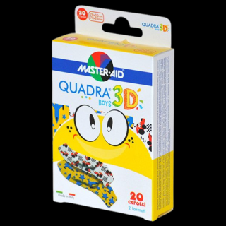 Master-Aid Quadra 3D Boys Sebtapasz 20 db