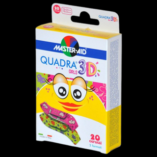 Master-Aid Quadra 3D Girls Sebtapasz 20 db