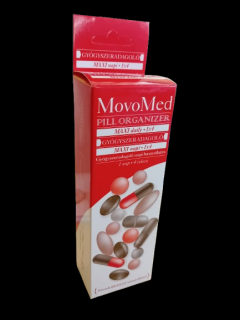 MovoMed Napi gyógyszeradagoló 4x1 BRAILLE írással