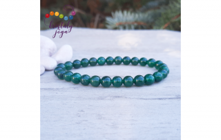 Fuchsite 6 mm-es karkötő