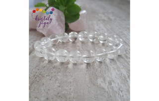 Hegyikristály 10 mm-es ásvány karkötő
