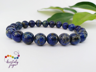 Lapis lazuli 8 mm-es férfi ásvány karkötő