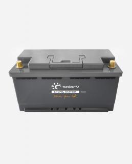 SolarV® LiFePO4 akkumulátor 100Ah 12.8V