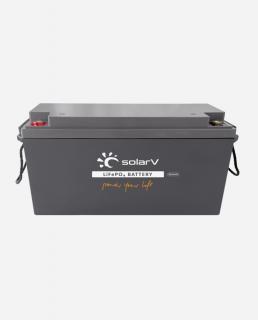 SolarV® LiFePO4 akkumulátor 200Ah 12.8V