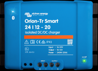 Victron Energy Orion-Tr Smart 24/12-20A 12V 20A leválasztott DC-DC akkumulátortöltő