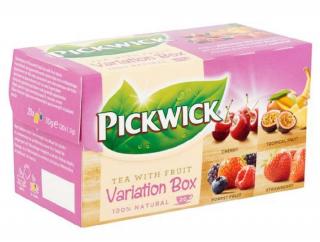Pickwick Variációk I. (eper, erdei gyümölcs, meggy, trópusi gyümölcs) filteres tea 20x1,5g