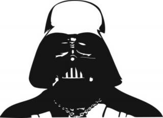 Falmatrica, faltetoválás - Star Wars Darth Vader, 46 x 34 cm