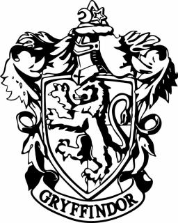Falmatrica - Harry Potter Griffendél / Gryffindor címer, 58 x 72 cm