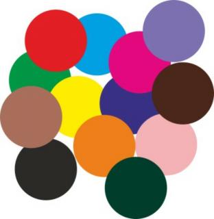 Falmatrica - színes körök (50db) 5 cm átmérő