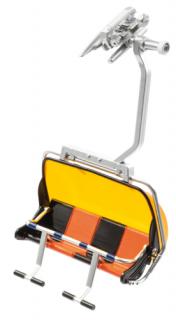 4-es Ülőlift narancssárga/fekete, mozgatható buborékkal 1:32