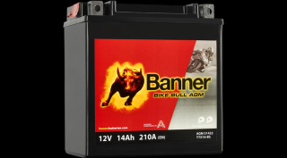 Banner Bike Bull AGM 12V 14Ah YTX16-BS akkumulátor 51422