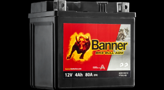 Banner Bike Bull AGM 12V 4Ah YTX5L-BS akkumulátor 50412