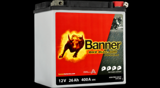 Banner Bike Bull AGM Professional 12V 26Ah jobb+ ETX30L akkumulátor 53001