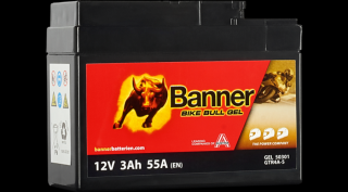 Banner Bike Bull GEL 12 V 3Ah GTR4A-5 akkumulátor 50301