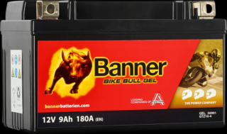 Banner Bike Bull GEL 12V 9Ah GTZ10-4 akkumulátor 50901 YTZ10-S