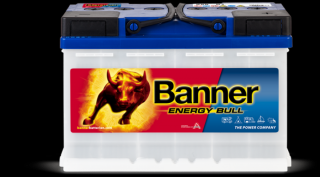 Banner Energy Bull 75Ah jobb + munka akkumulátor 95601
