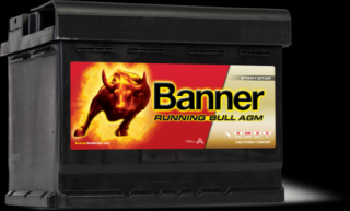 Banner Running Bull AGM 60Ah jobb+ 56001 akkumulátor