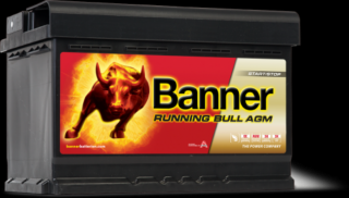 Banner Running Bull AGM  70Ah jobb+ 57001 akkumulátor