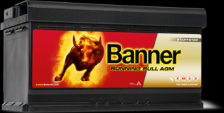 Banner Running Bull AGM 80Ah jobb+ 58001 akkumulátor