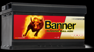 Banner Running Bull AGM 95Ah jobb+ 59501 akkumulátor