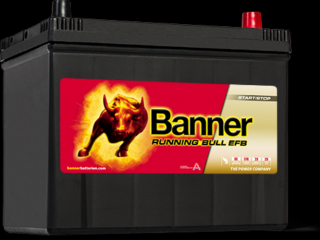 Banner Running Bull EFB 70Ah jobb+ 57015 akkumulátor