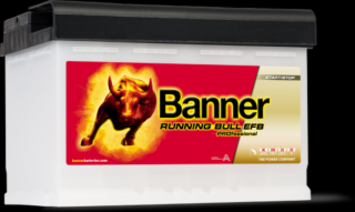 Banner Running Bull EFB PRO 75Ah jobb+ 57511 akkumulátor