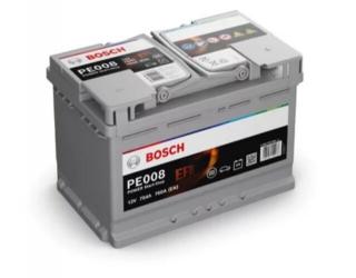 Bosch Power EFB 70Ah jobb+ 0092PE0080 akkumulátor