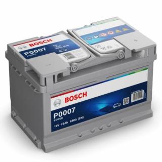 Bosch Power Line 72Ah jobb+ 0092P00070 akkumulátor