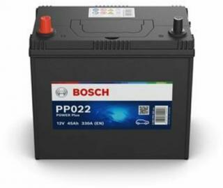 Bosch Power Plus 45Ah bal+ (vékony sarus) 0092PP0220 akkumulátor