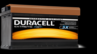 Duracell Extreme AGM 92Ah Jobb+ DE92AGM akkumulátor