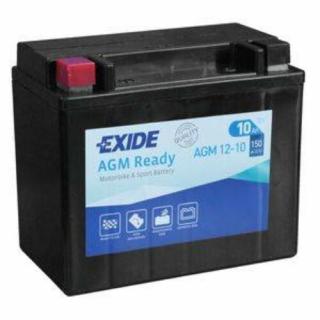 Exide 12V 10Ah AGM 12-10 bal+ akkumulátor