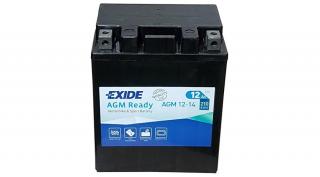 Exide 12V 12Ah AGM 12-14 jobb+ akkumulátor