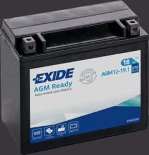 Exide 12V 18Ah AGM 12-19.1 bal+ akkumulátor