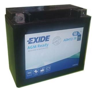 Exide 12V 18Ah AGM 12-19 jobb+ akkumulátor