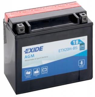 Exide 12V 18Ah AGM bal+ ETX20H-BS akkumulátor