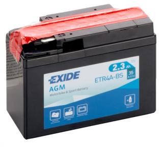 Exide 12V 2,3Ah AGM jobb+ ETR4A-BS akkumulátor