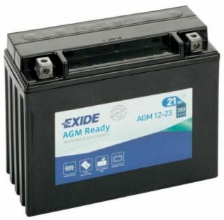 Exide 12V 21Ah AGM 12-23 jobb+ akkumulátor