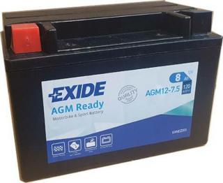 Exide 12V 8Ah AGM 12-7.5 bal+ akkumulátor