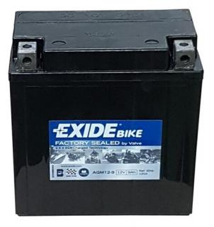 Exide 12V 9Ah AGM 12-9 bal+ akkumulátor