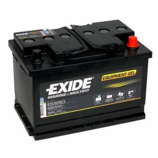 EXIDE GEL 56Ah jobb+ ES650 munka akkumulátor