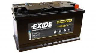EXIDE GEL 80Ah jobb+ ES900 akkumulátor