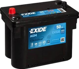 EXIDE Maxxima 50Ah bal+ EK508 akkumulátor