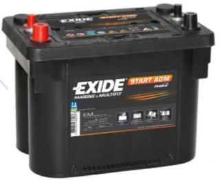 EXIDE Maxxima 50Ah bal+ EM1000 EM1000 akkumulátor