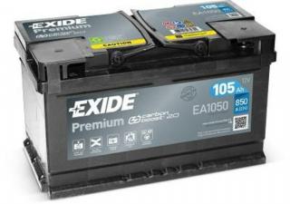 EXIDE Premium 105Ah jobb+ EA1050 akkumulátor