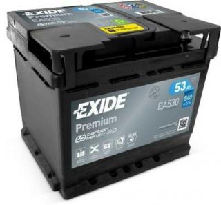 EXIDE Premium 53Ah jobb+ EA530 akkumulátor