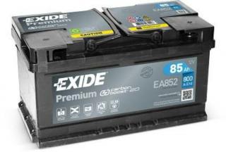 EXIDE Premium 85Ah jobb+ EA852 akkumulátor