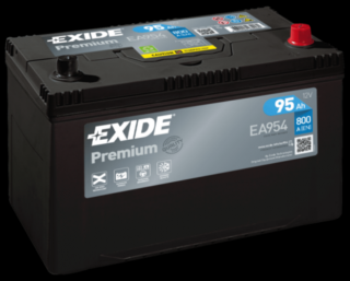 EXIDE Premium 95Ah jobb+ EA954 akkumulátor